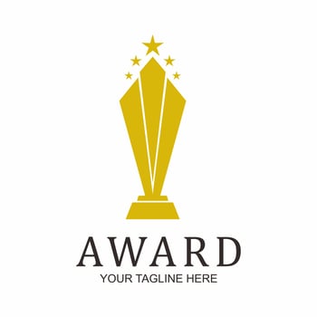 trophy vector logo