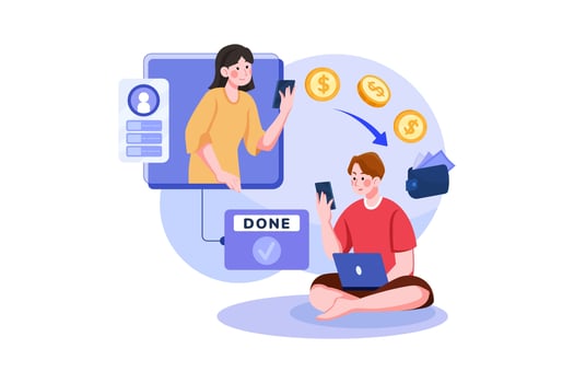 Transaction Per Seconds vector
