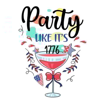 4th of july, quotes vector collection designed in doodle style, red, white, blue tones for decoration, card, t shirt design, bag, fabric patterns, gift, scrapbook and more.