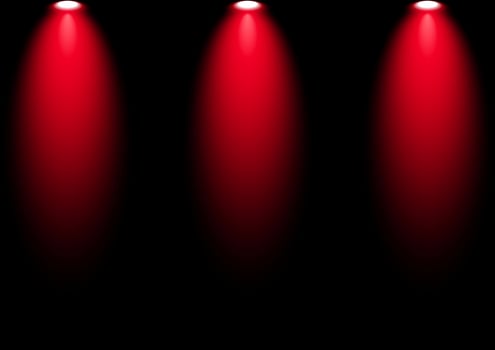graphics design Spot light with red color tone vector illustration