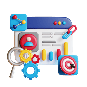 3d SEO search engine optimization concept. 3d rendering. png