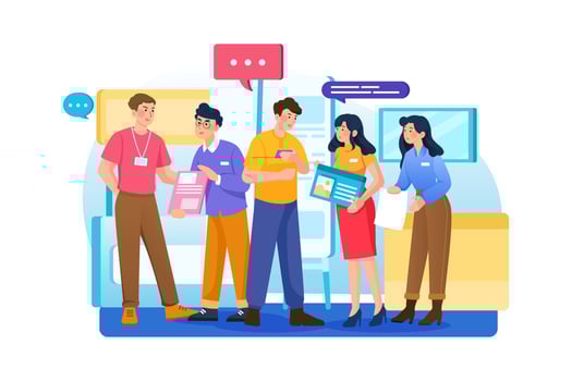 Business community Illustration vector