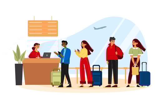 Time to travel Illustration concept. Flat illustration isolated on white background vector