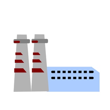 Factory icon industry icon vector