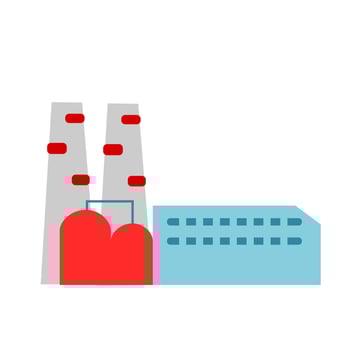 Factory icon industry icon vector