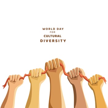 World Day For Cultural Diversity vector
