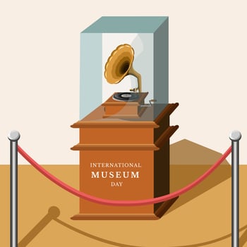International Museum Day vector