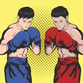 Boxing vector illustation