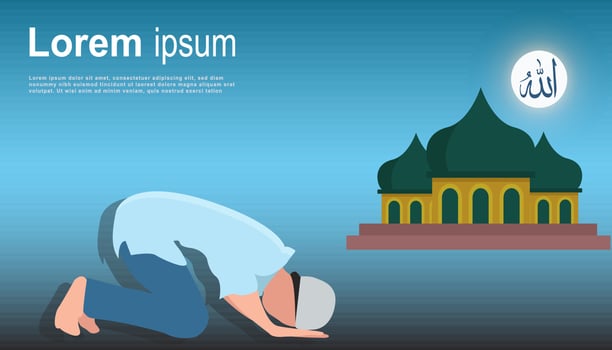 Ramadan Kareem Greeting Cards. vector