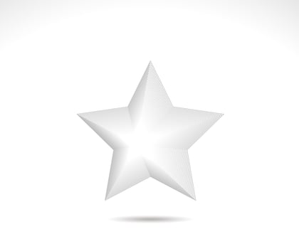 Star logo. Star lined icon, sign, symbol, Flat design, button, web. vector - illustration eps 10.