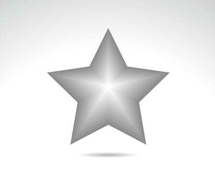 Star logo. Star line icon vector