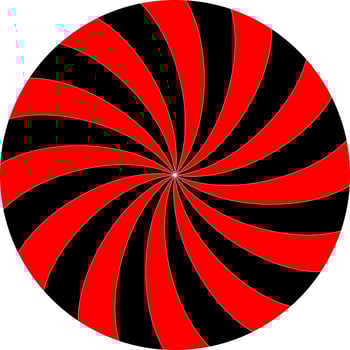 vector red black circle like swirl motion