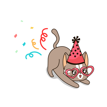 cute cat cartoon character png