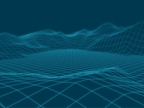 Abstract vector landscape background.
