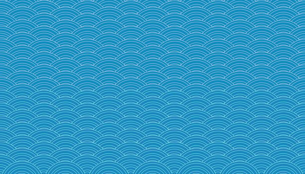 Vector background abstract ocean waves