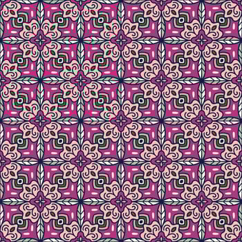 Ethnic pattern.  Moroccan pattern. Geometric background vector