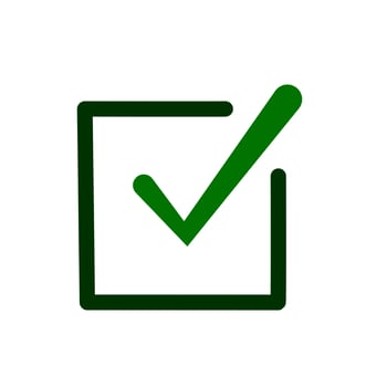 Tick icon, check mark or correct icon sign. vector