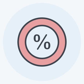 Icon Best Offer. suitable for Business symbol. color mate style. simple design editable. design template vector. simple symbol illustration vector