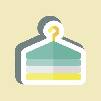 Sticker Fitting Room. suitable for Business symbol. simple design editable. design template vector. simple symbol illustration vector