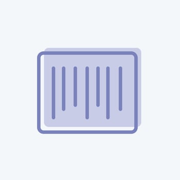 Icon Barcode. suitable for Business symbol. two tone style. simple design editable. design template vector. simple symbol illustration vector
