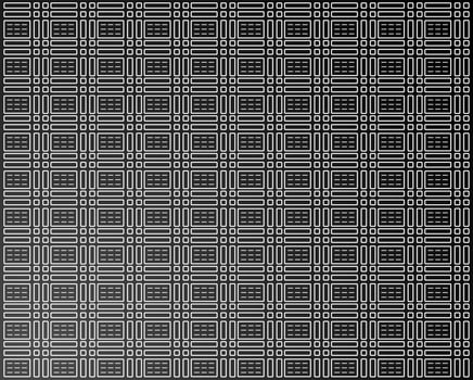 Elegant black and white luxury box pattren vector