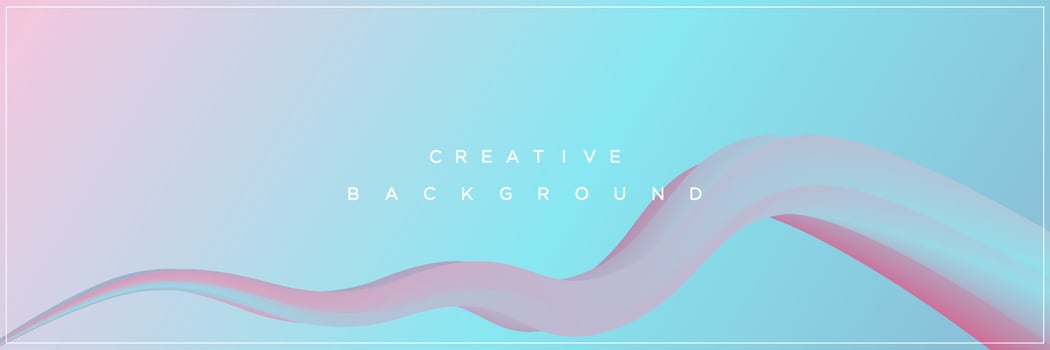 Modern abstract soft liquid gradient banner background design vector