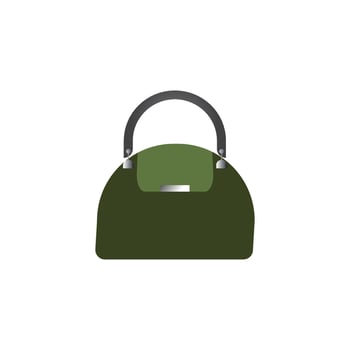 Woman bag icon vector background