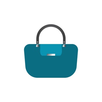 Woman bag icon vector background