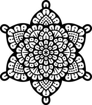 Mandala layered png - Boho style