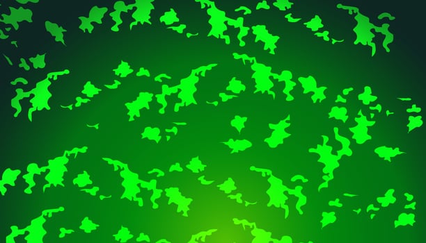 Vector background abstract pattern dark green map