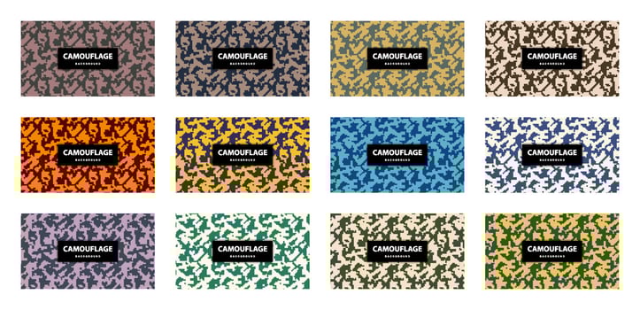 Military and army camouflage pattern background vector