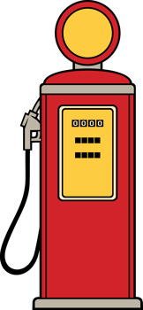 Retro Gasoline Pump png
