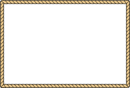Rope Frame - Square Design png
