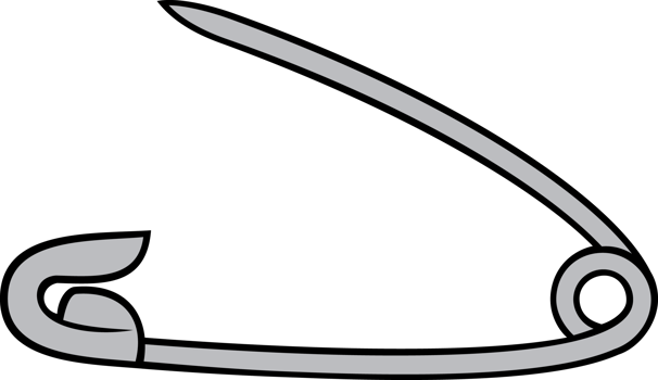Open Safety Pin png