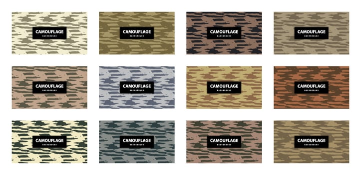 Military and army camouflage pattern background vector