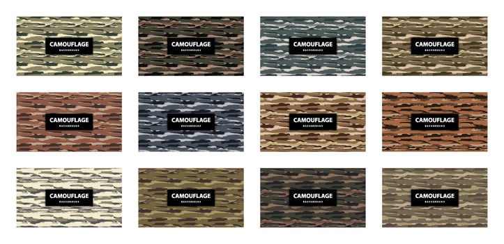Military and army camouflage pattern background vector