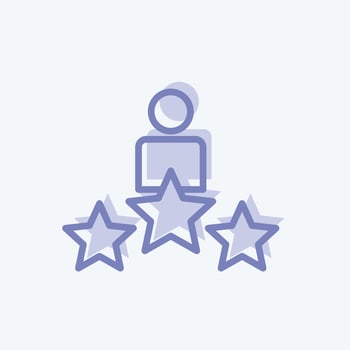 Icon Awards. suitable for Art symbol. two tone style. simple design editable. design template vector. simple illustration vector