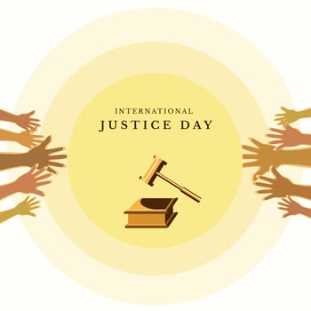 International Justice Day vector