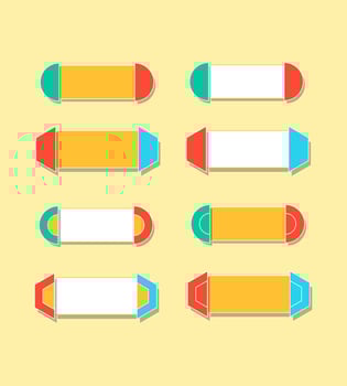 Infographic set design elements, for material design vector