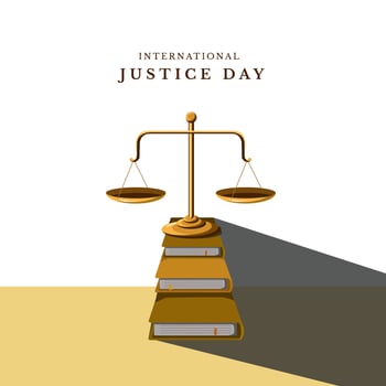 International Justice Day vector