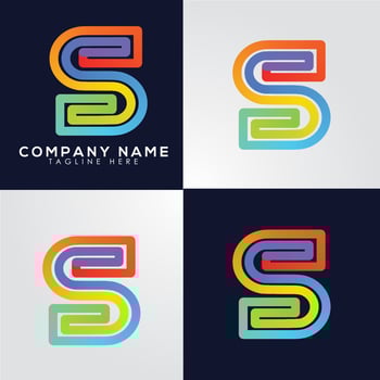Letter S Initial logo icon design template. Elegant, modern, luxury, premium vector