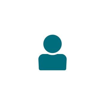simple man icon on white background vector