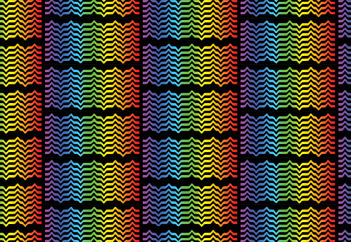 Rainbow gradient geometric new pattern background vector