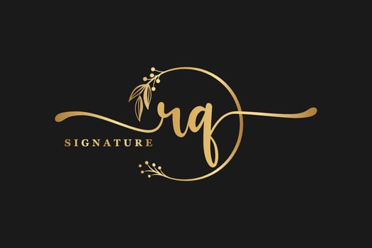 signature logo design vector