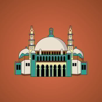 Mosque Vector Illustration
