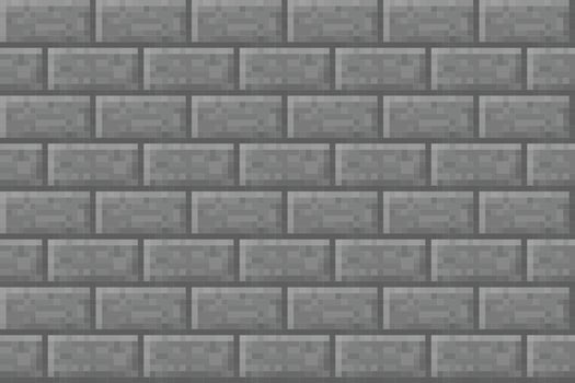 Pixel Background, Games Concept background, Resizable Seamless Vector Pattern, Coarse Dirt