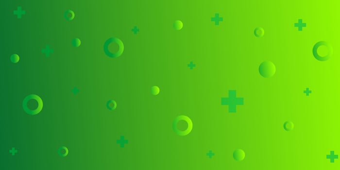 Abstract geometric background with green gradient color. for banner, poster, website design vector