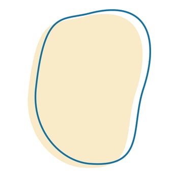 Organic shape for banner design vector