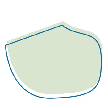 Organic shape for banner design vector