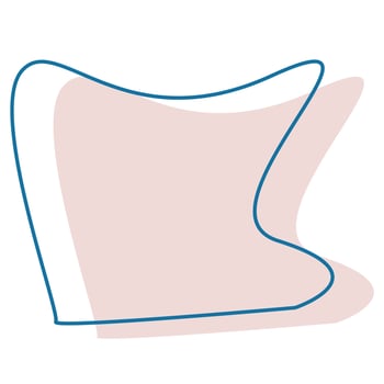Organic shape for banner design vector